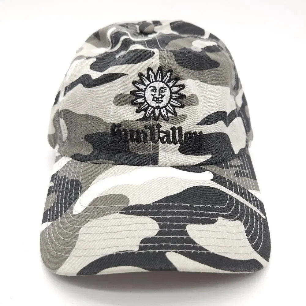 Sun Valley Idaho Strapback Hat Baseball Dad Cap Adjustable Camo‎ Unisex Adult